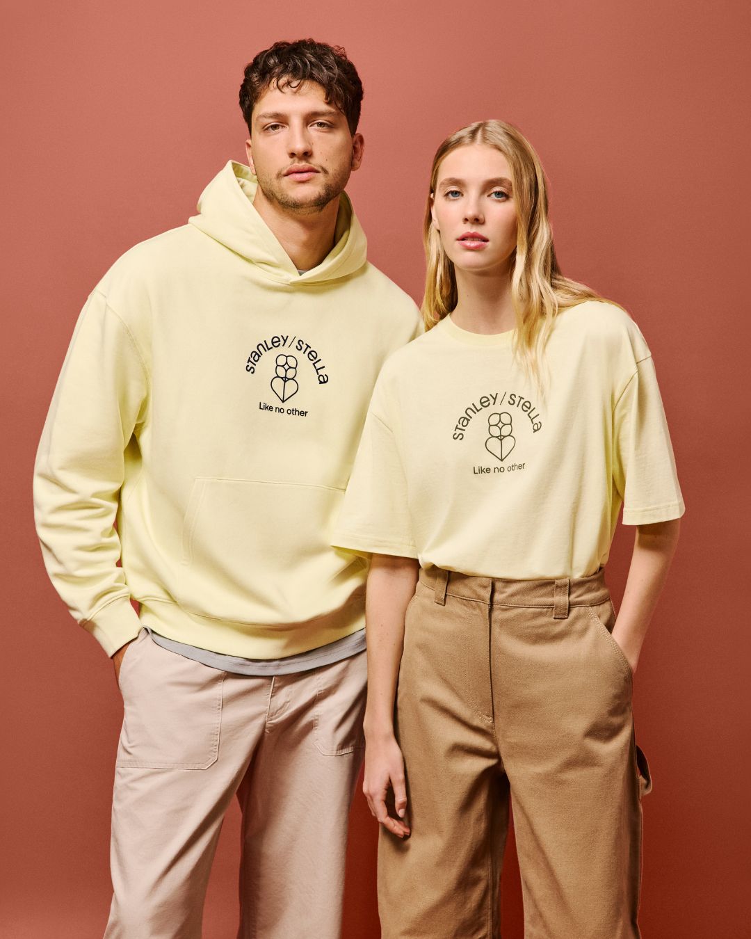 Stanley/stella collection knitwear AW25 textile vierge